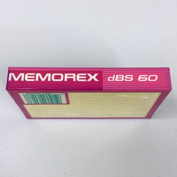 New Sealed Memorex dBS-60 Cassette Tape Vintage Retro 90s - Picture 3 of 3